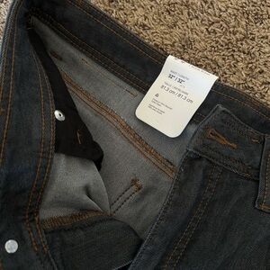 Prana Dark Gray Slim Straight Jeans